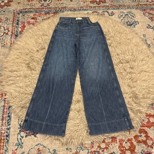 NWT Madewell superwide-leg jeans size 25
